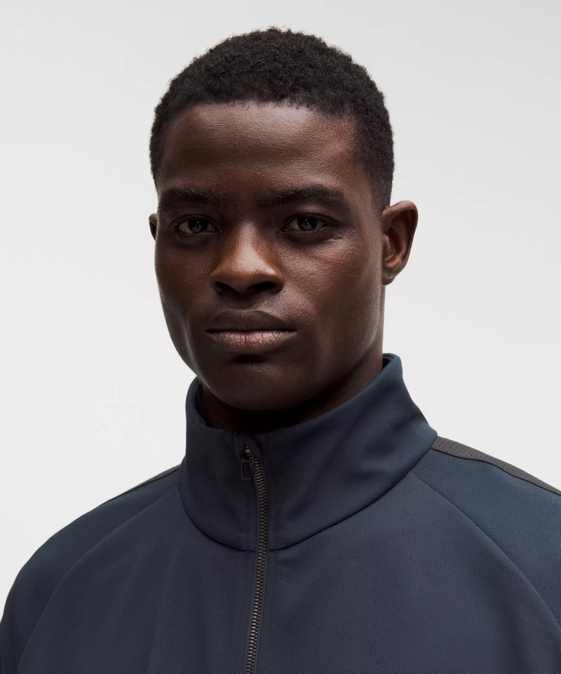 Pique Relaxed-Fit Track Jacket 4