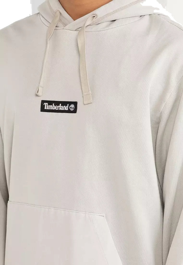 Timberland Mixed Media Garment Dye Hoodie 'Island Fossil' A6JWK-CY2 - 3