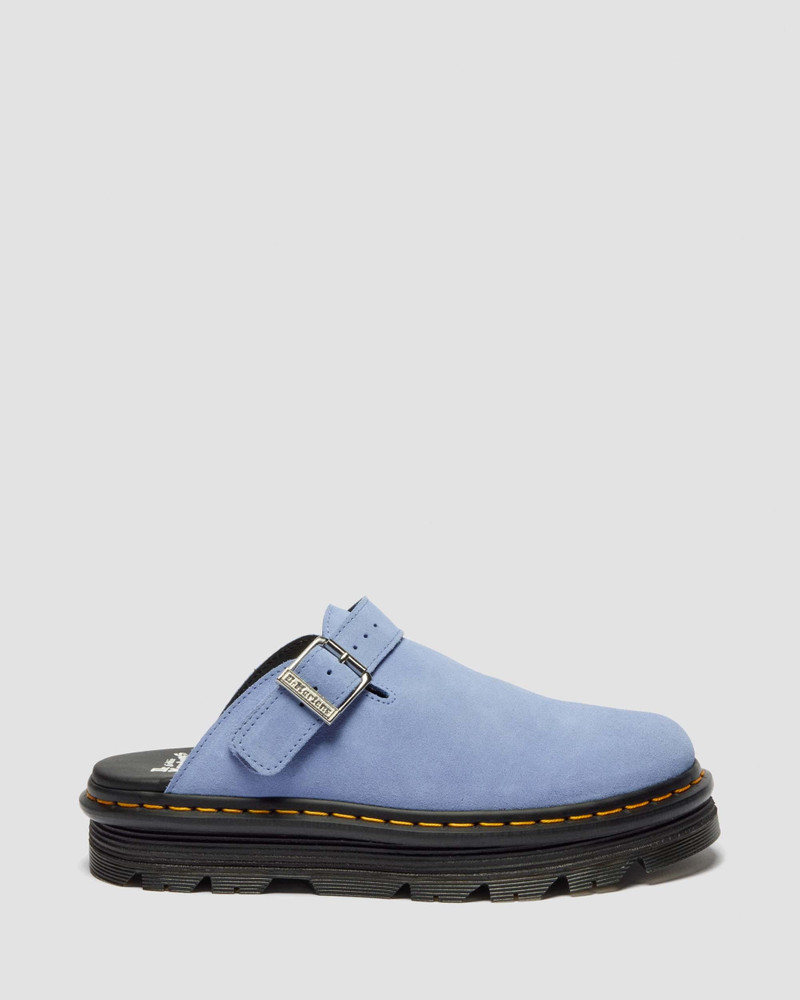 Zebzag Suede Slingback Platform Mules - 1