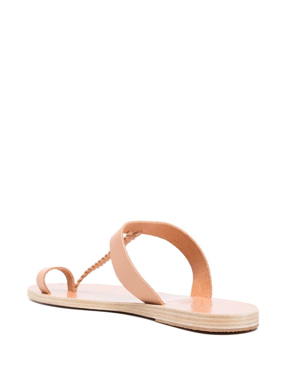 leather toe-strap sandals - 3