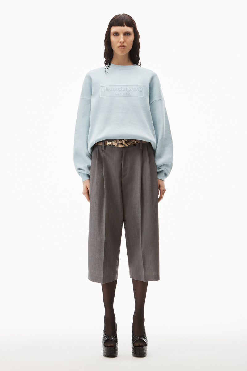 Alexander Wang PULLOVER SWEATER IN RIBBED CHENILLE outlook