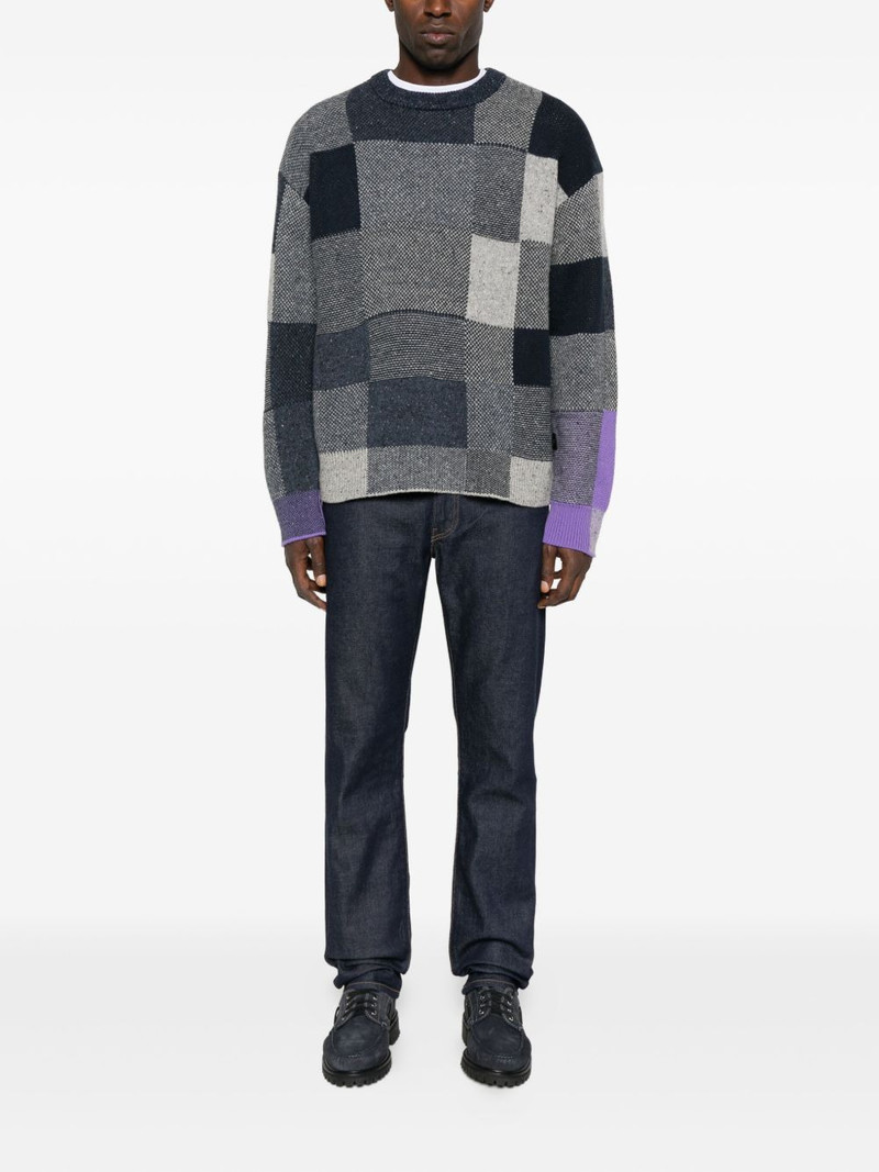 Paul Smith patchwork-panelled sweater outlook