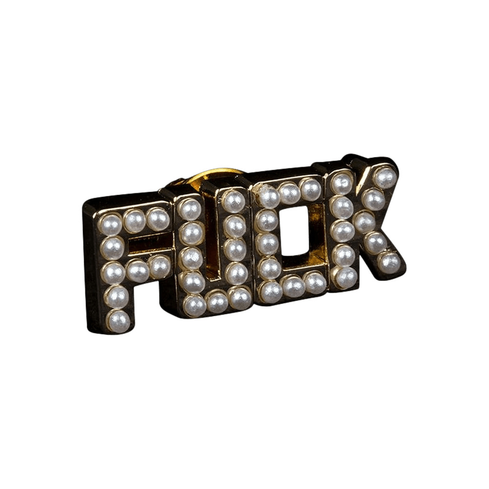 Supreme Fuck Pin 'Gold'