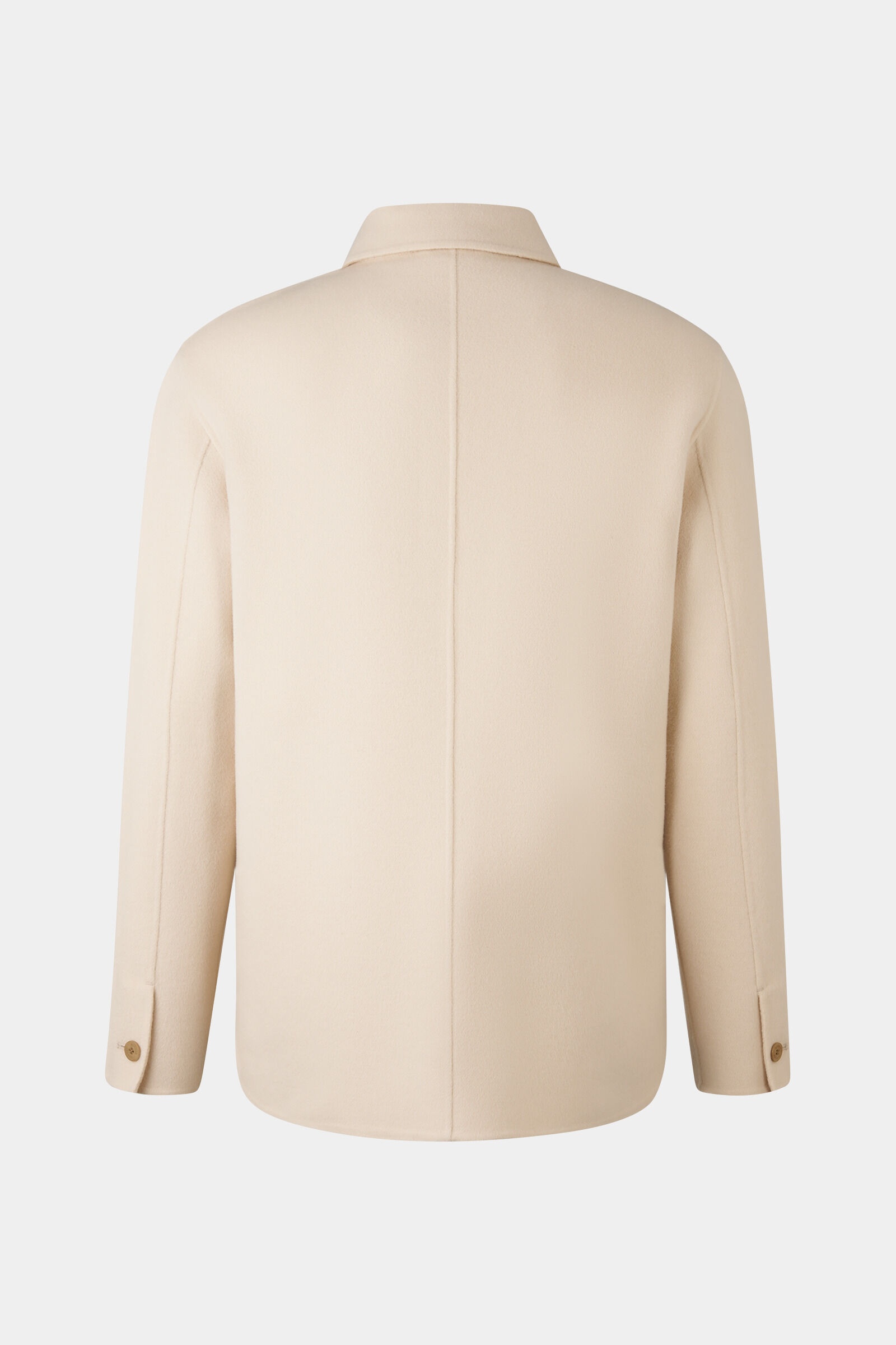 Double-face overshirt Larry in Cream - 8