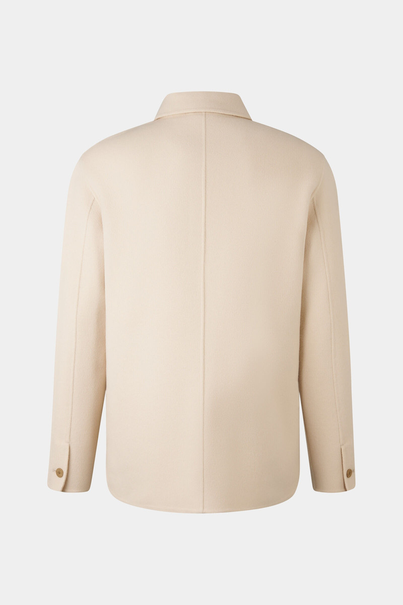 Double-face overshirt Larry in Cream 8
