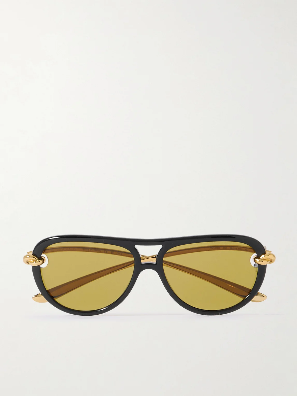 Aviator-Style Acetate Sunglasses - 1