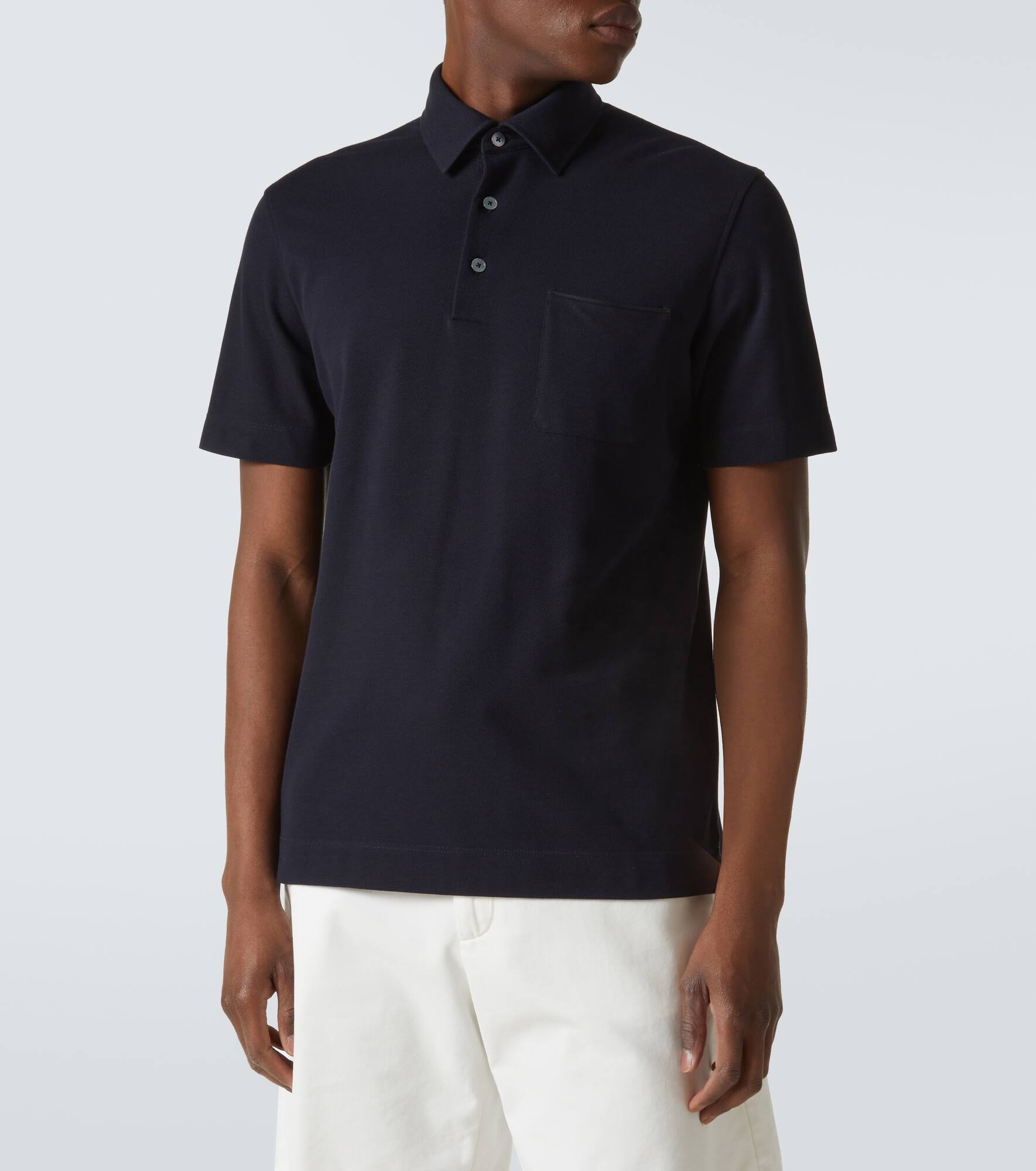 Logo cotton polo shirt - 3