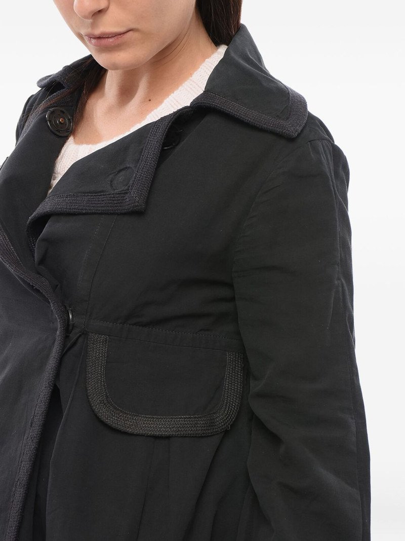 double-breasted draped jacket 4