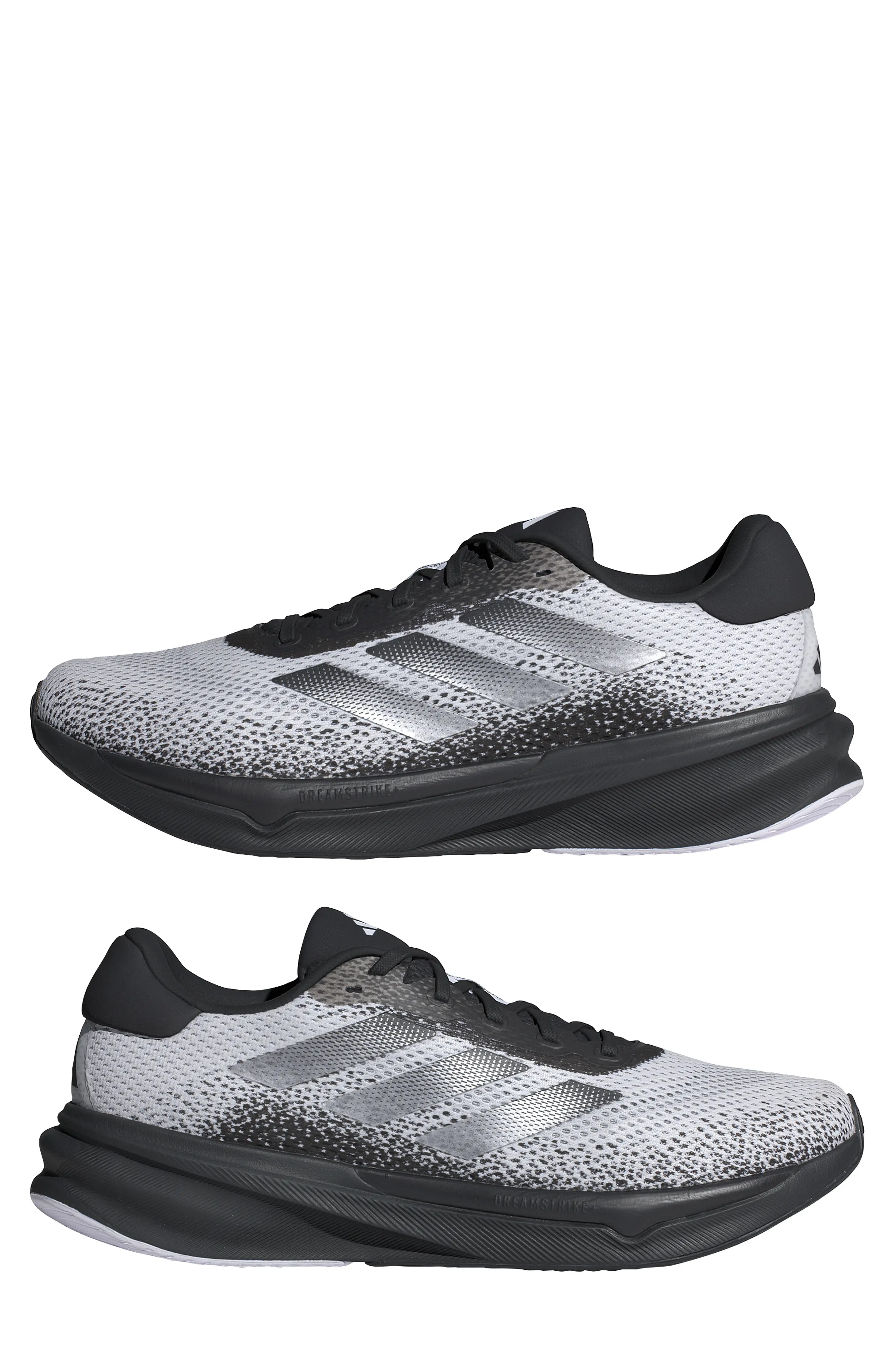 Supernova Stride Running Shoe in Black/White/Black - 7