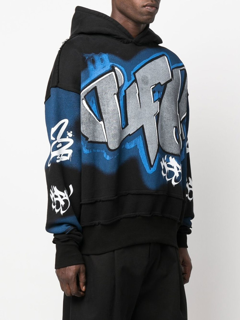 x UFO361 graphic-print hoodie 3