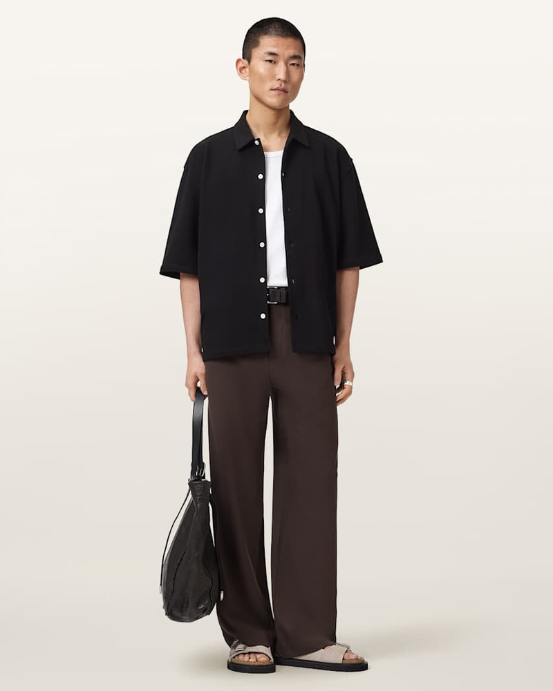 ALLSAINTS STALLONE OVERSIZED SHORT SLEEVE SHIRT outlook