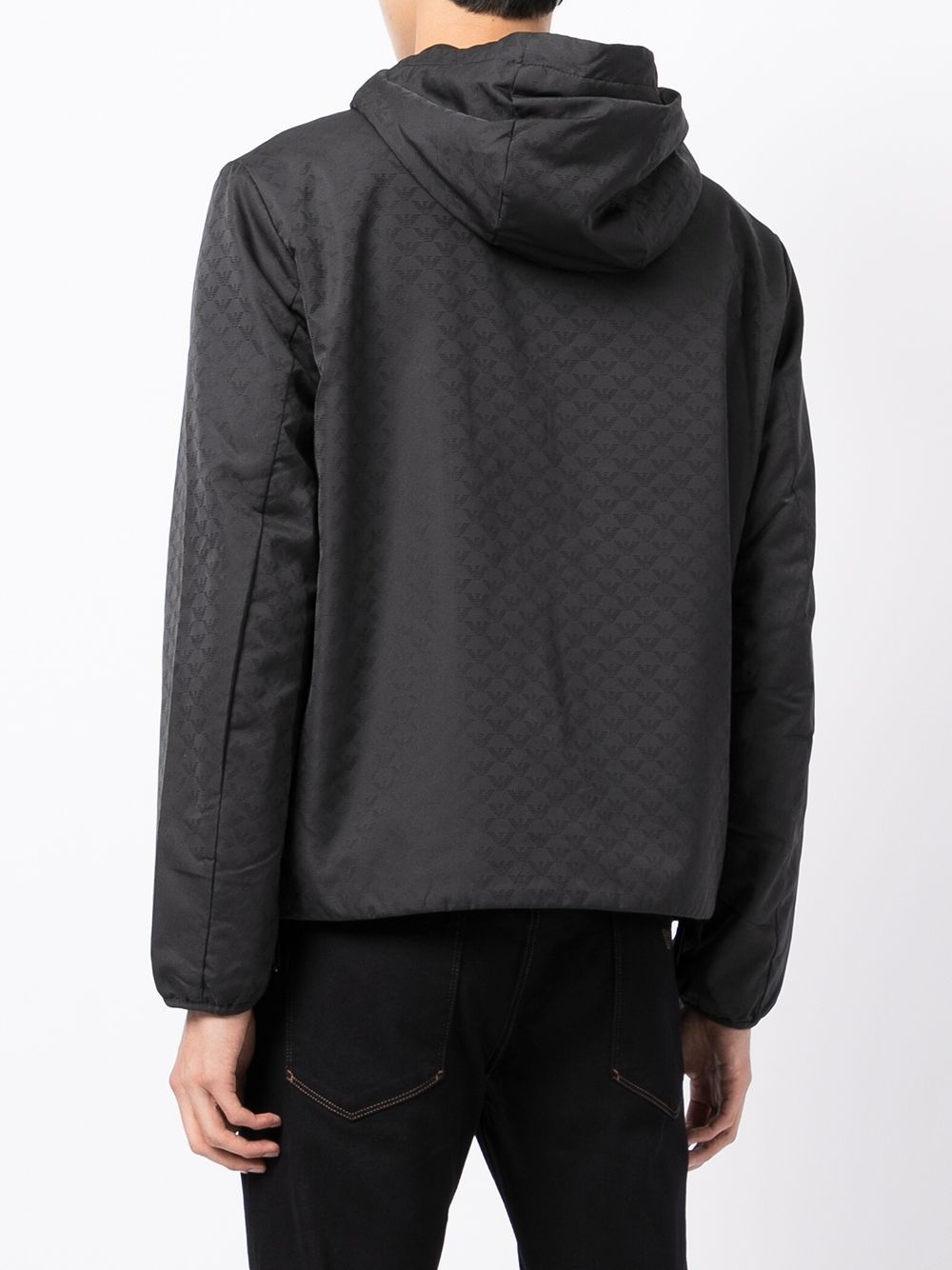 zip-up hooded jacket - 4