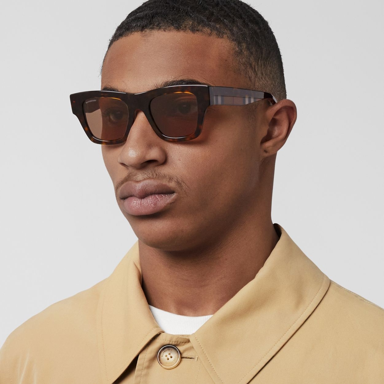 Bio-acetate Square Frame Sunglasses - 3