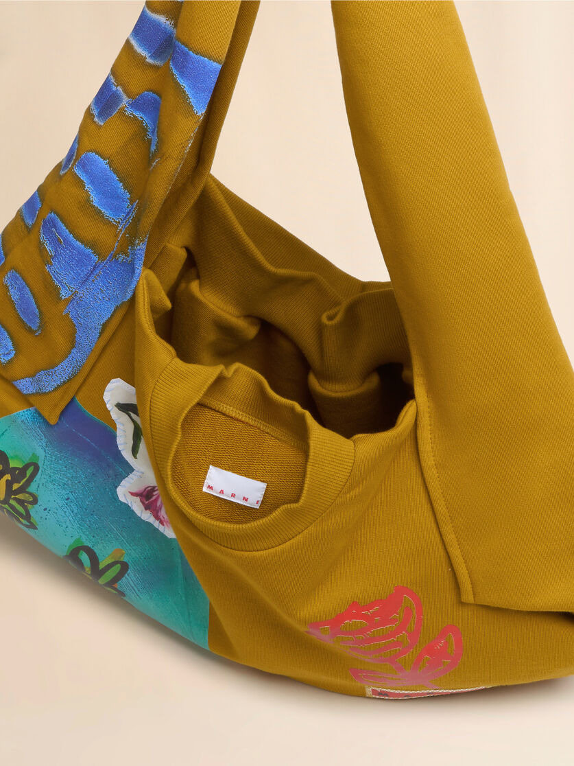 MUSTARD SWEATSHIRT BAG - 4