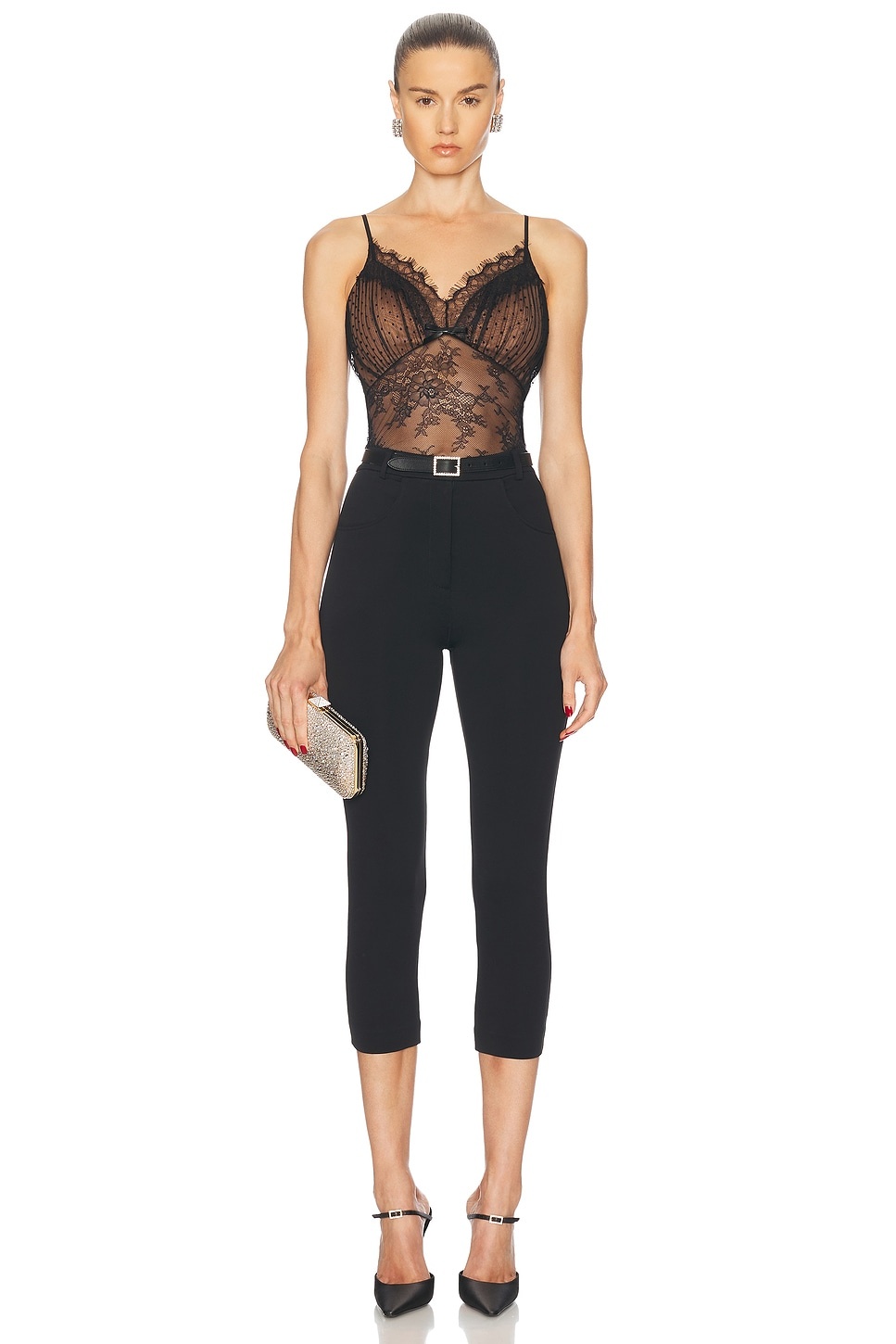 Dot Mesh Bodysuit - 5