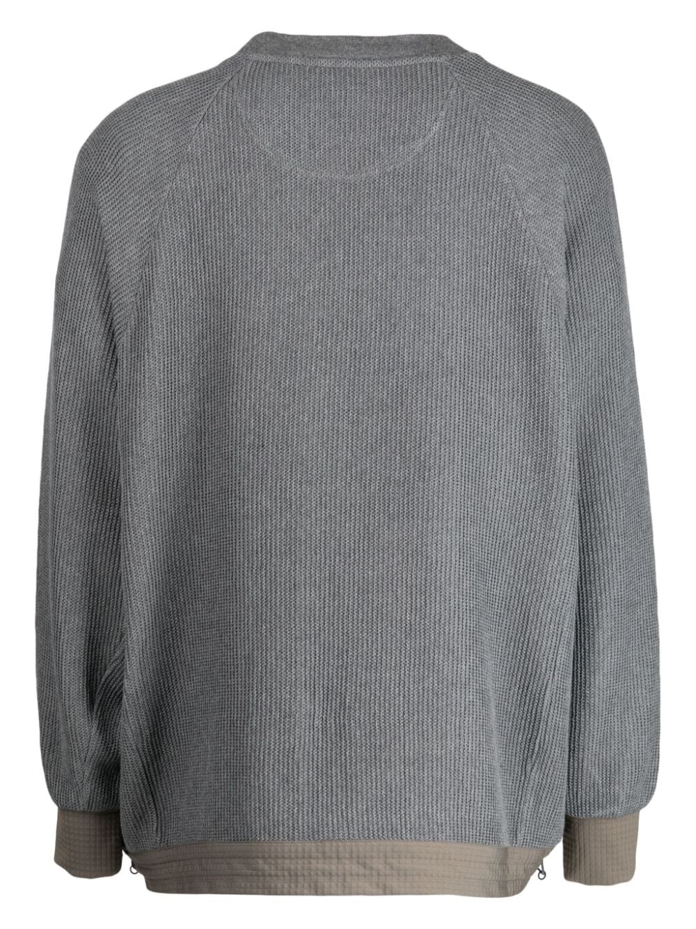 crew-neck cotton jumper - 2