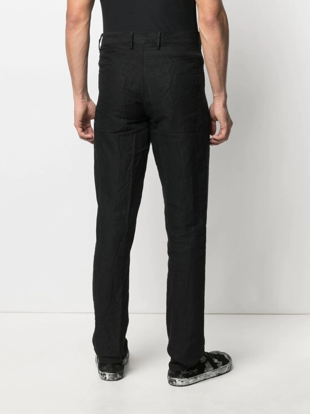 slim-fit tailored trousers - 4