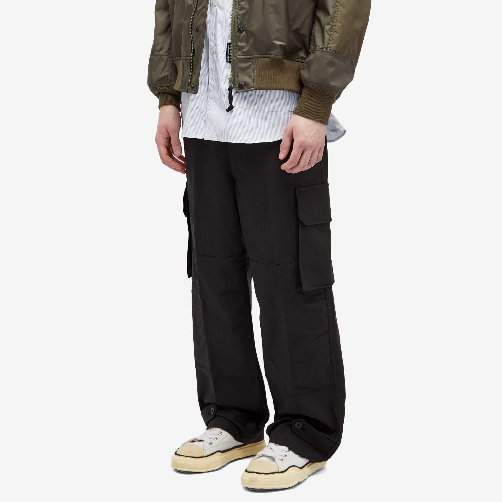 Comme des Garçons Homme Harringbone Cargo Pant - 2