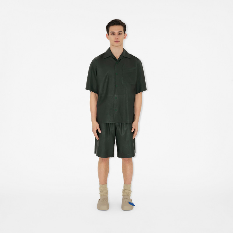Burberry Leather Shorts outlook