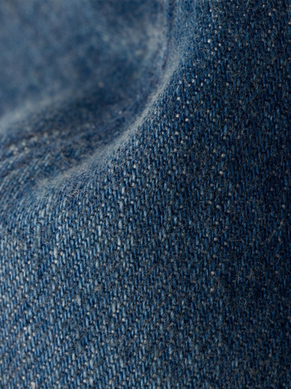 triangle-logo denim bucket hat - 3