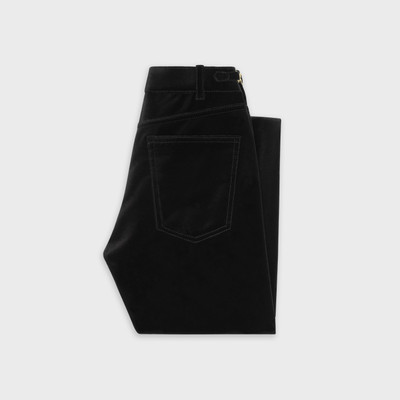 CELINE DYLAN FLARED JEANS IN VELVET outlook