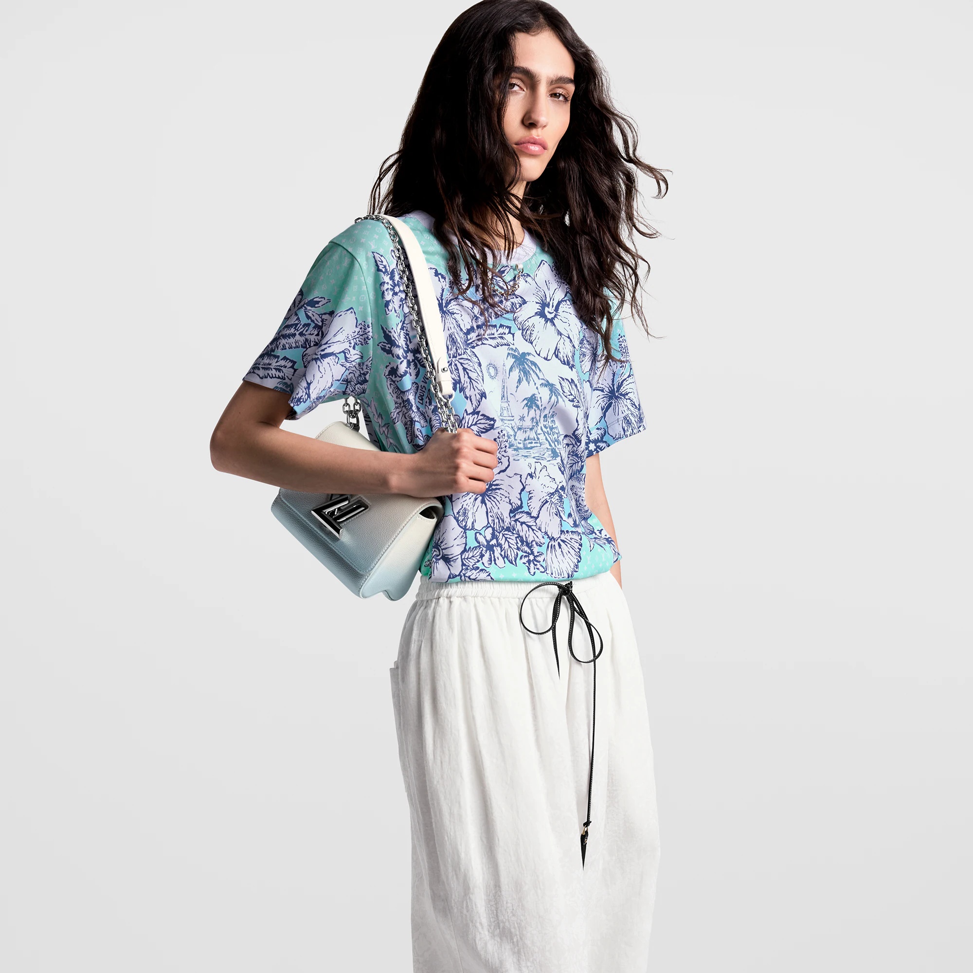 Tropical Floral Print T-Shirt - 5