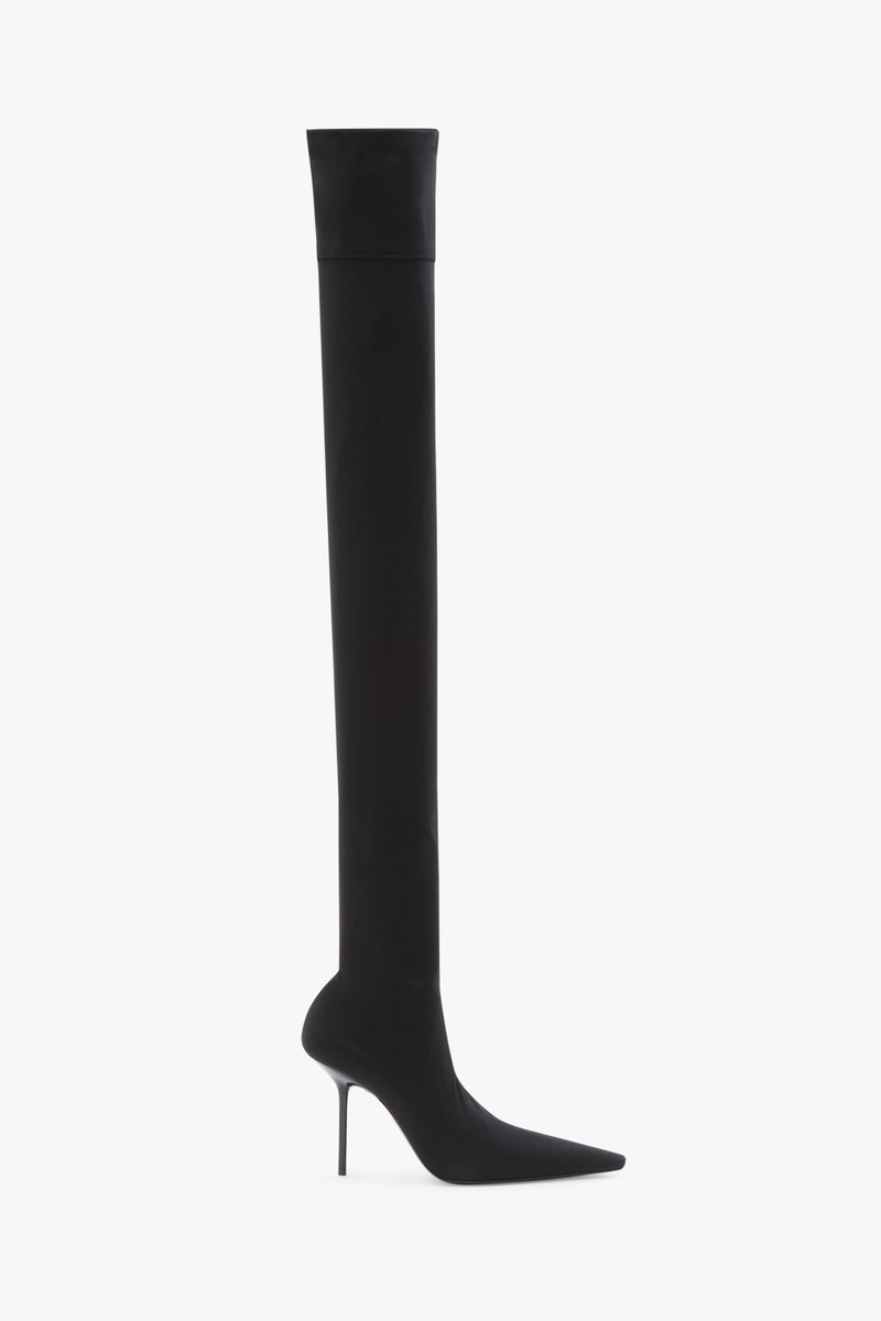 Sloan Stiletto Jersey Boot 100 In Black 1