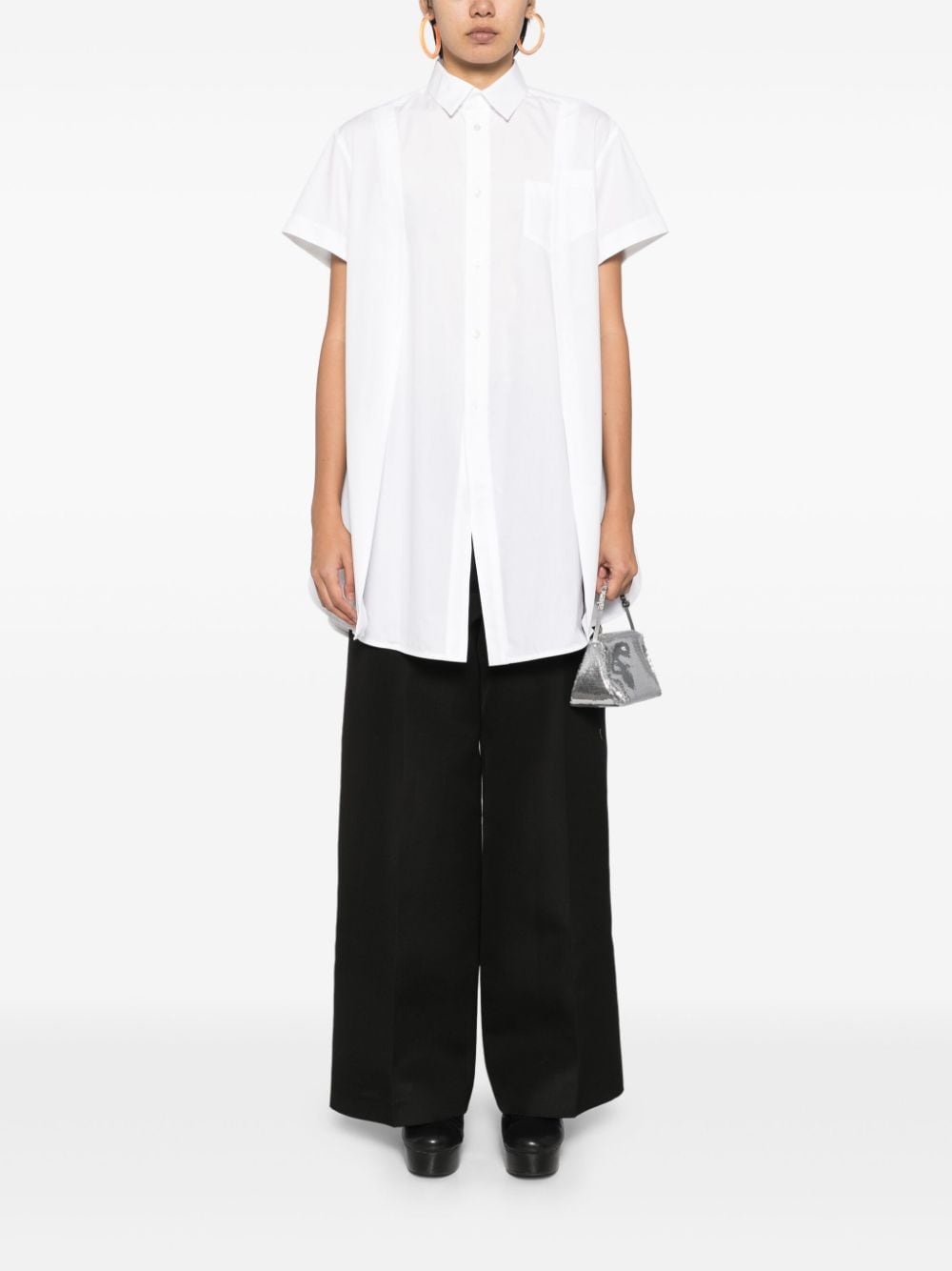 striped straight trousers - 2