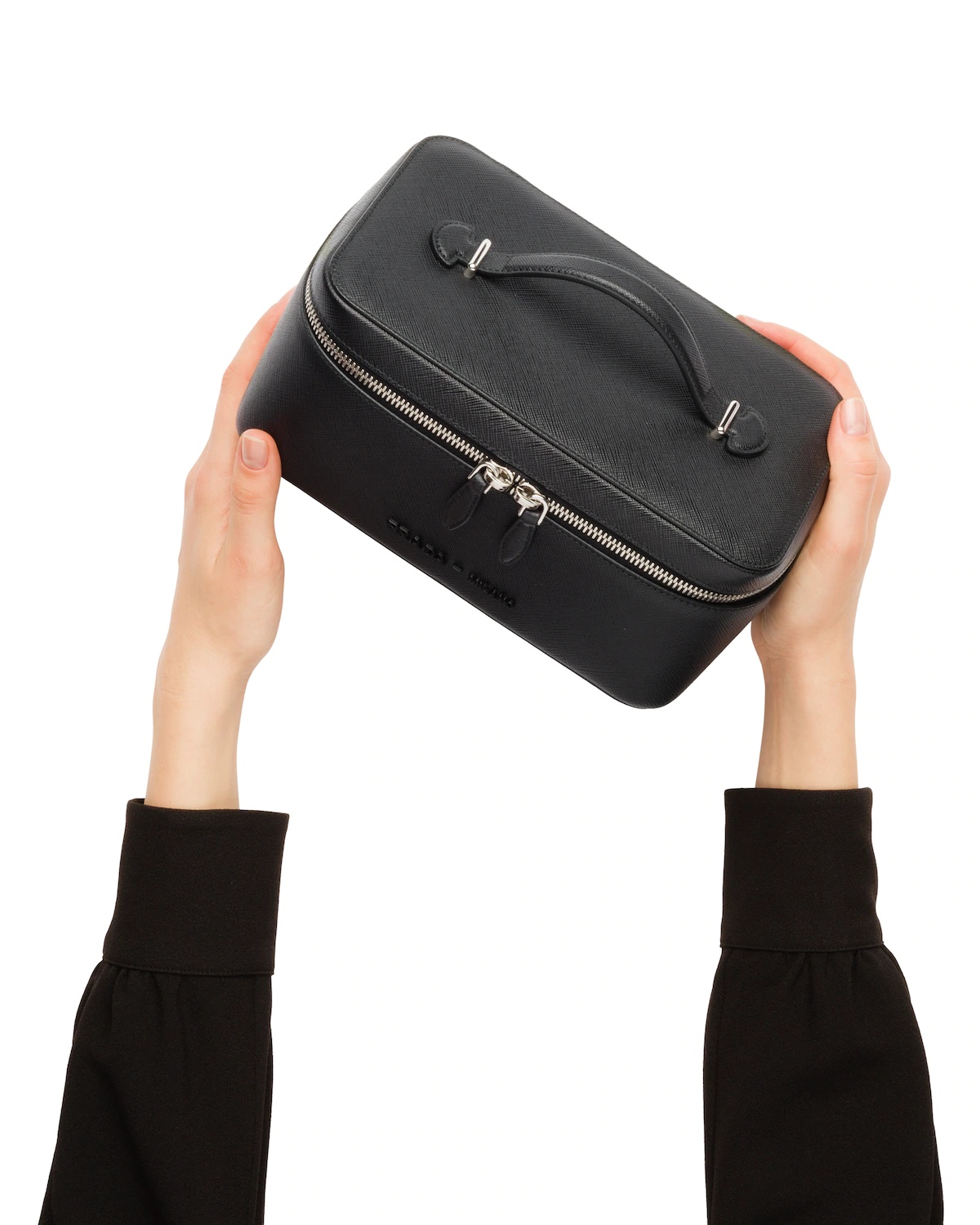 Medium Saffiano leather pouch - 6