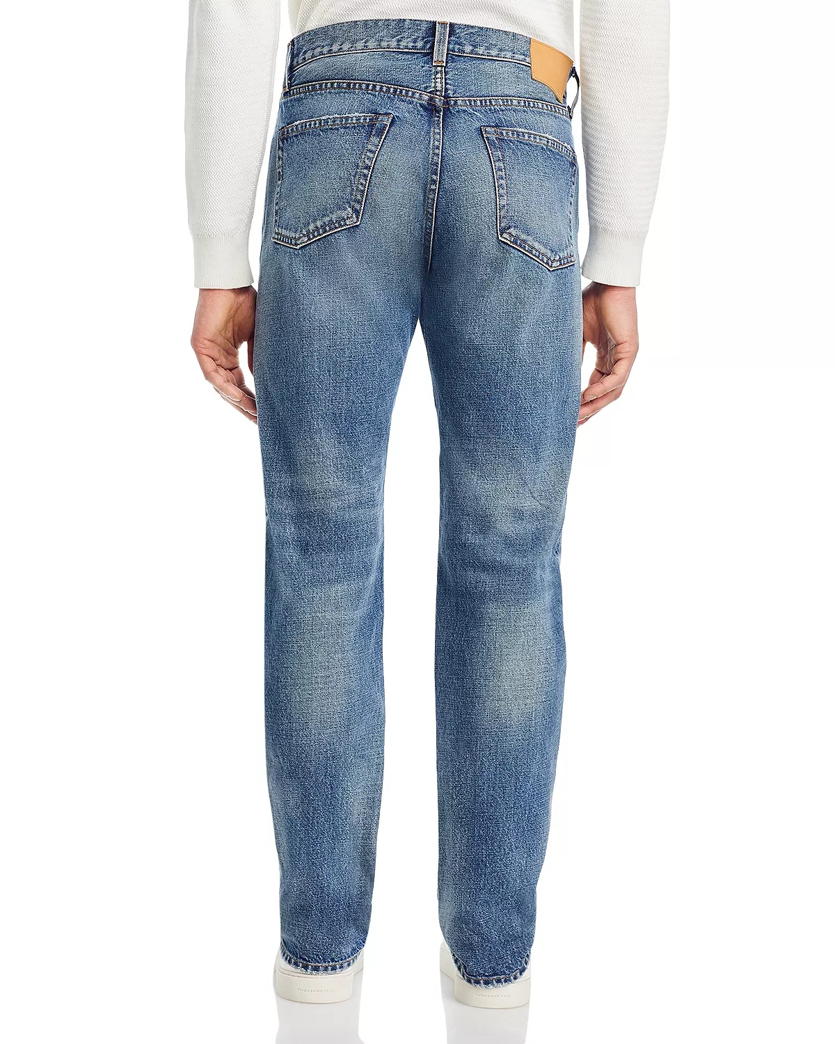1401 Straight Fit Jeans in Worn In Blue - 4