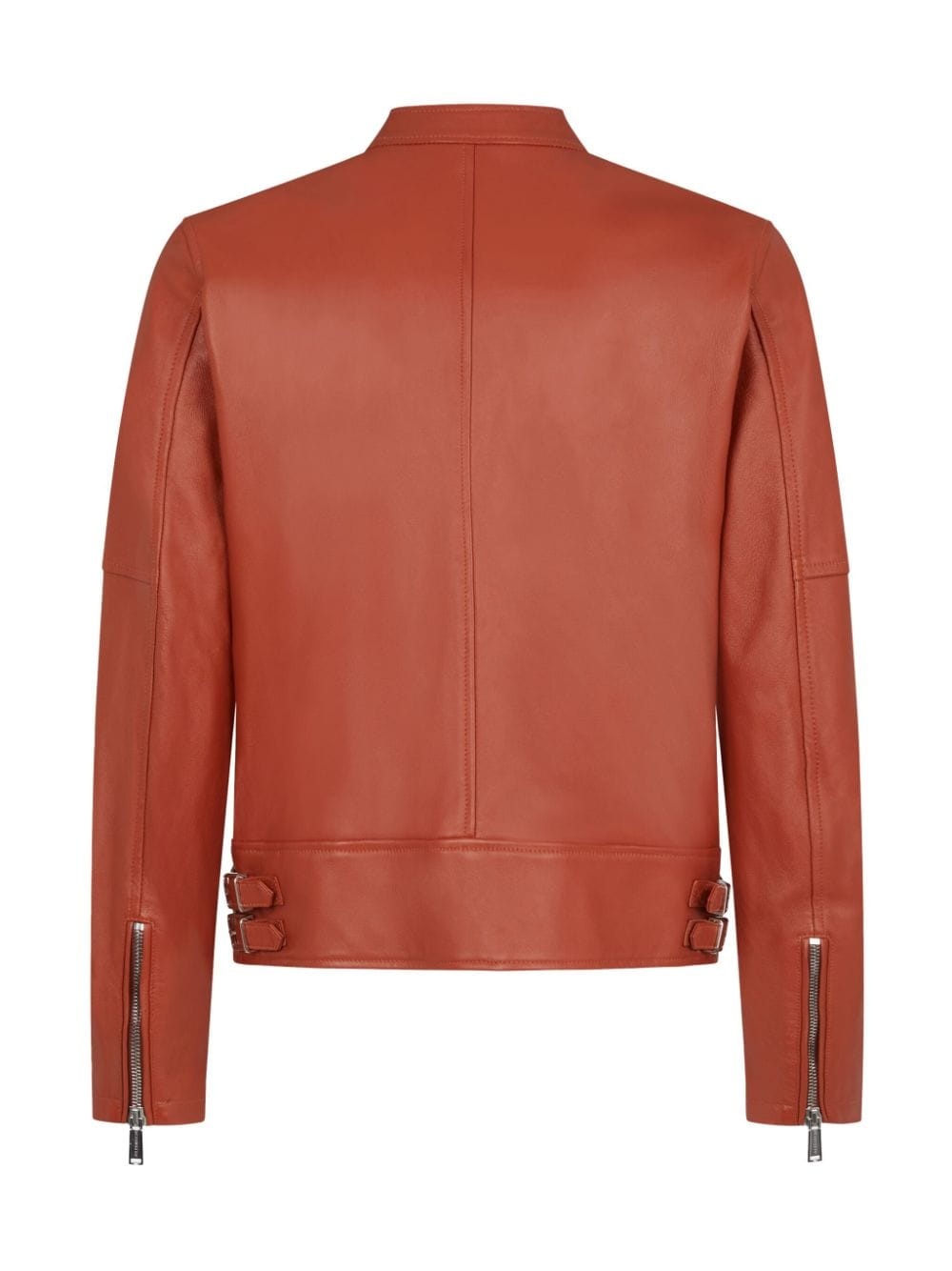 leather biker jacket - 2