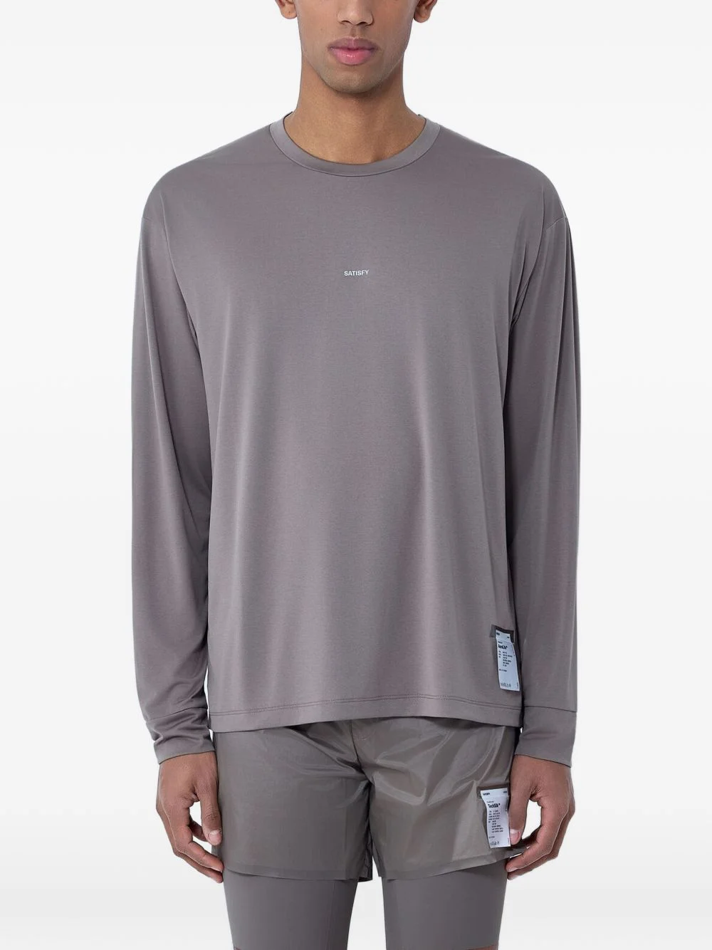 logo-detail long-sleeved T-shirt - 1