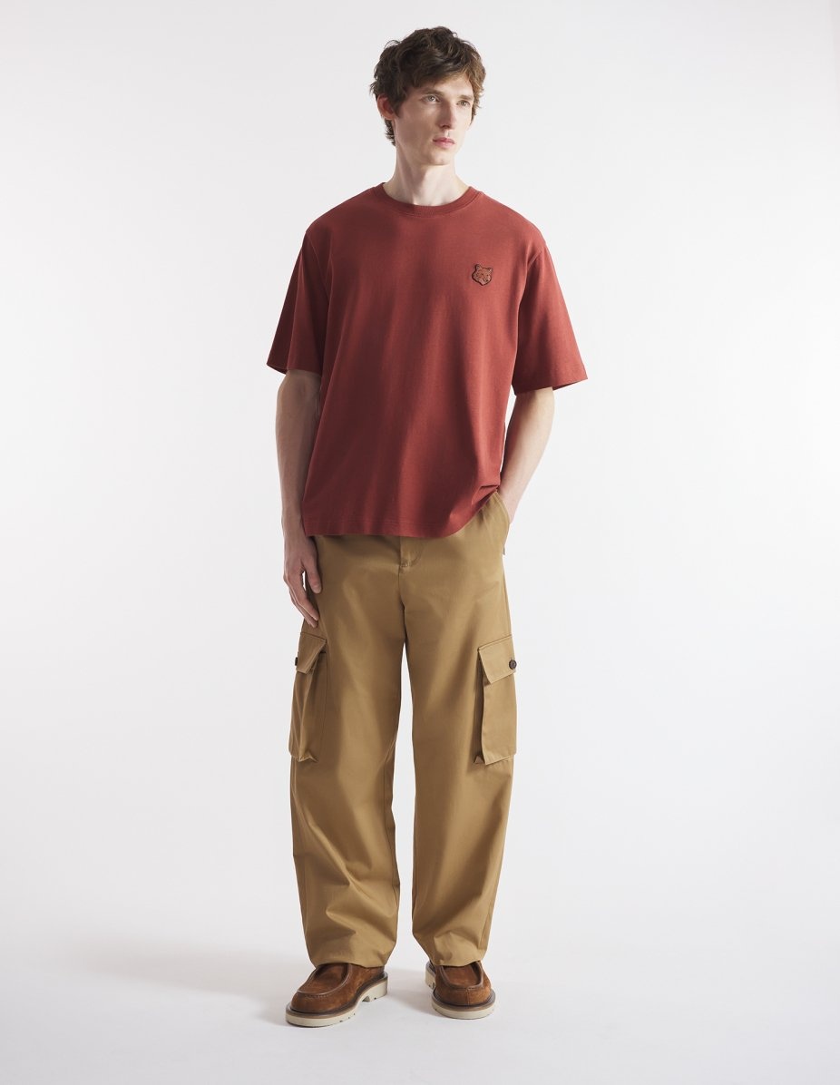 BOLD FOX HEAD PATCH OVERSIZE TEE SHIRT - 2