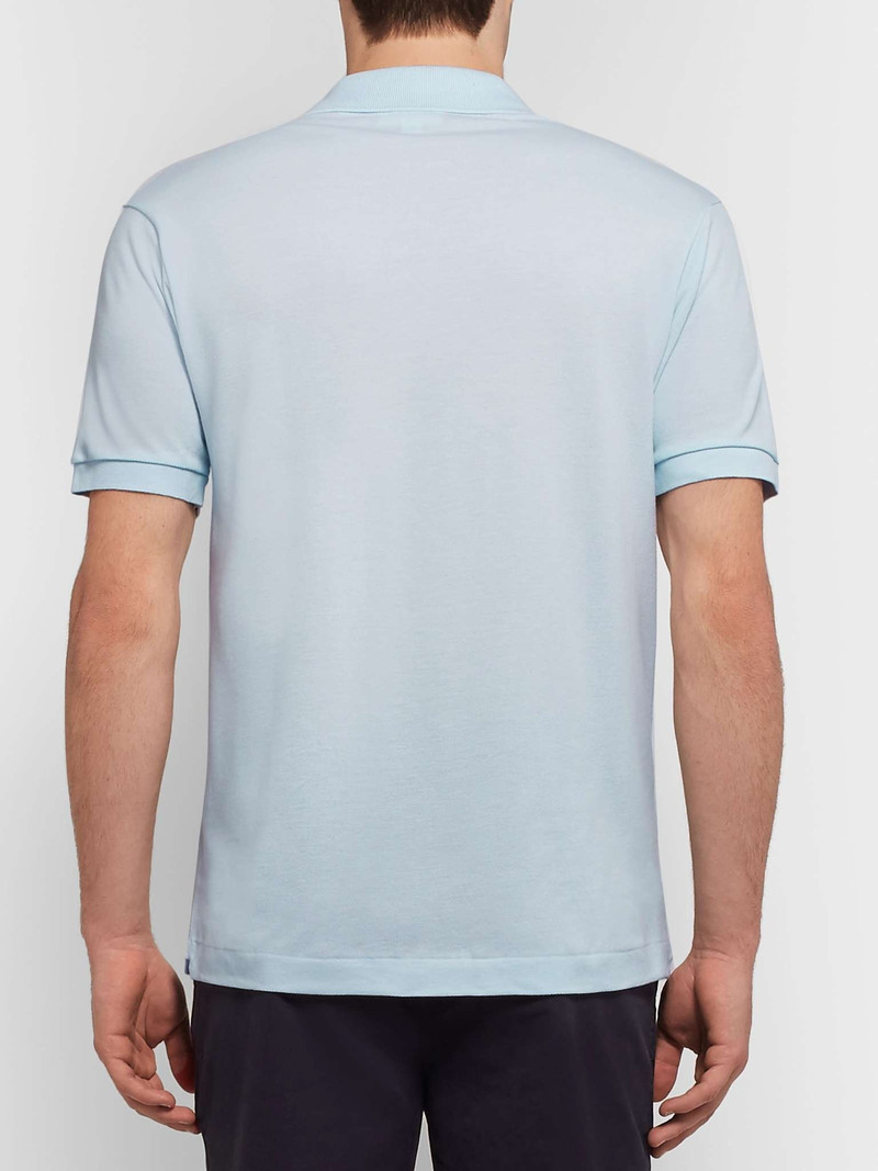 Logo-Appliquéd Cotton-Piqué Polo Shirt 5