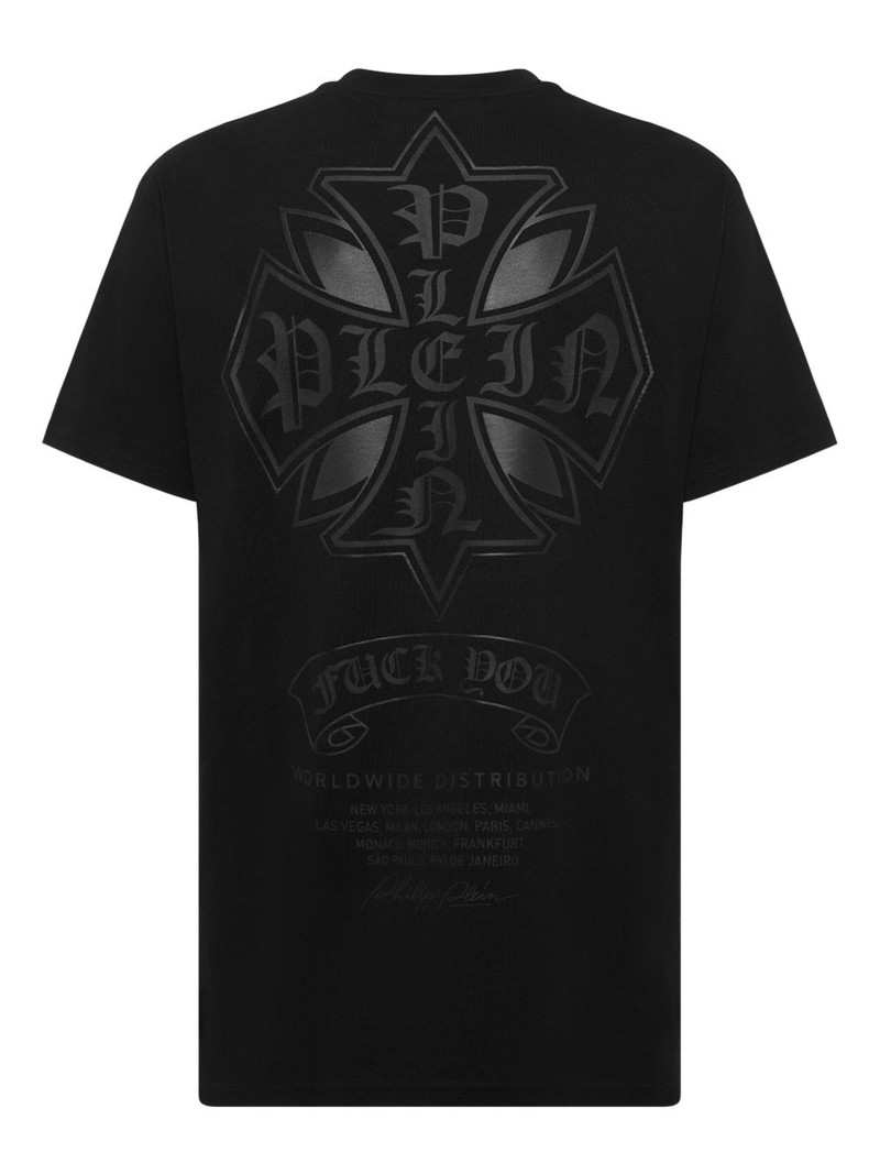 PHILIPP PLEIN graphic-printed crew~-neck T-shirt outlook