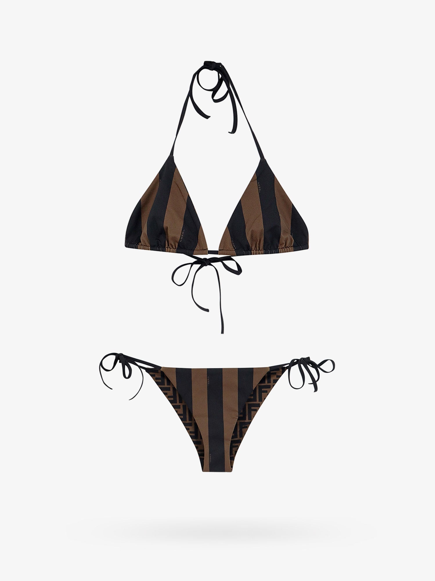 Fendi Woman Bikini Woman Brown Swimwear - 1