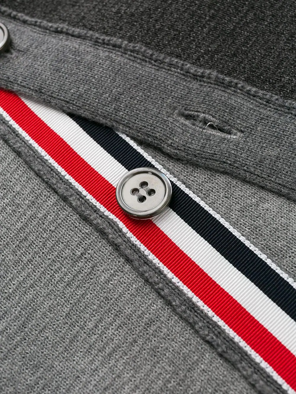 4-Bar V-neck cardigan - 6
