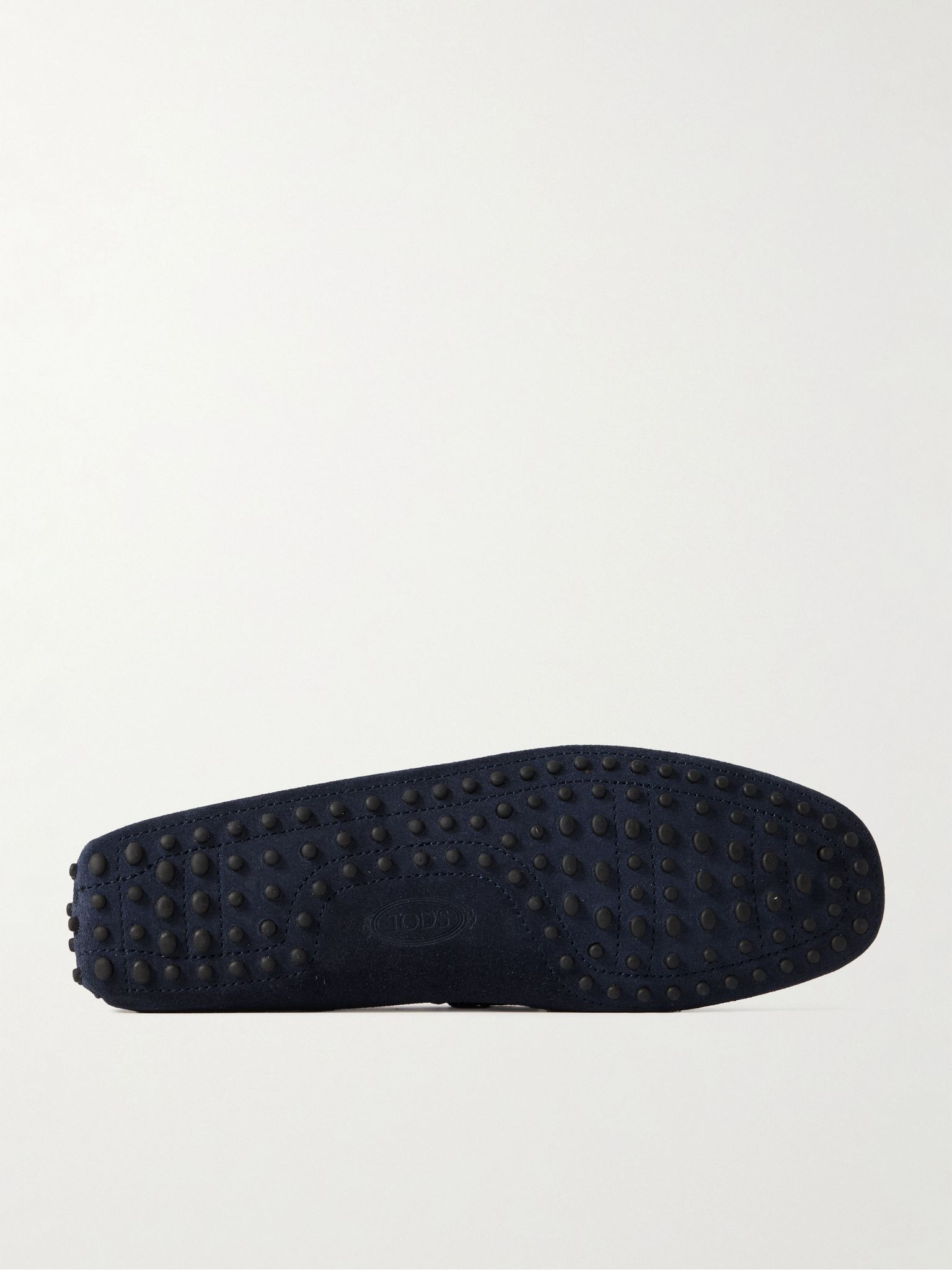 Gommino Suede Driving Shoes Navy - 3