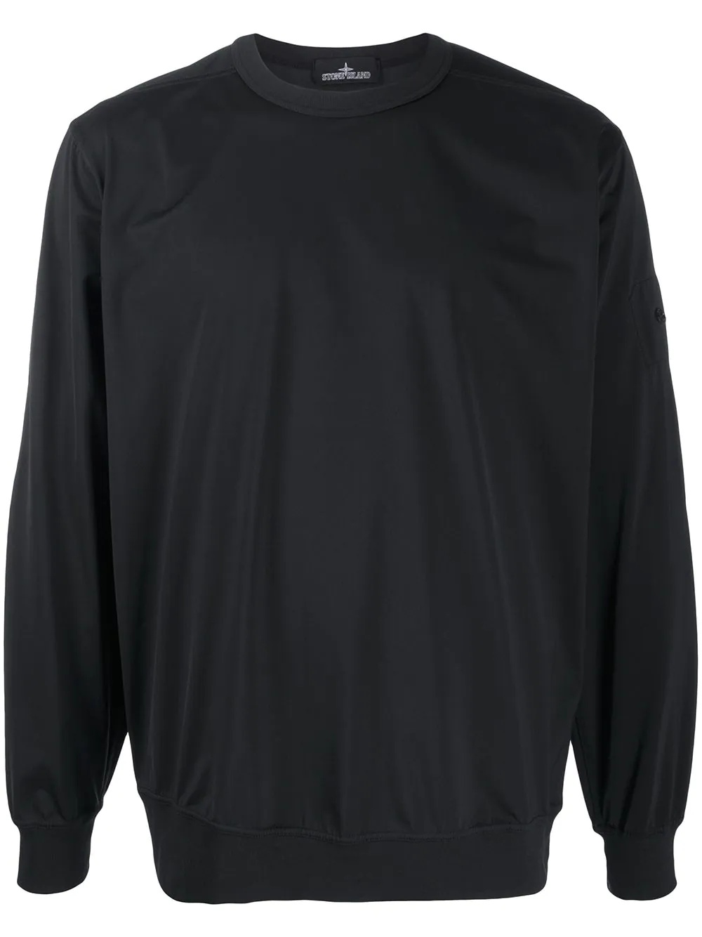 long-sleeved crew-neck sweatshirt - 1