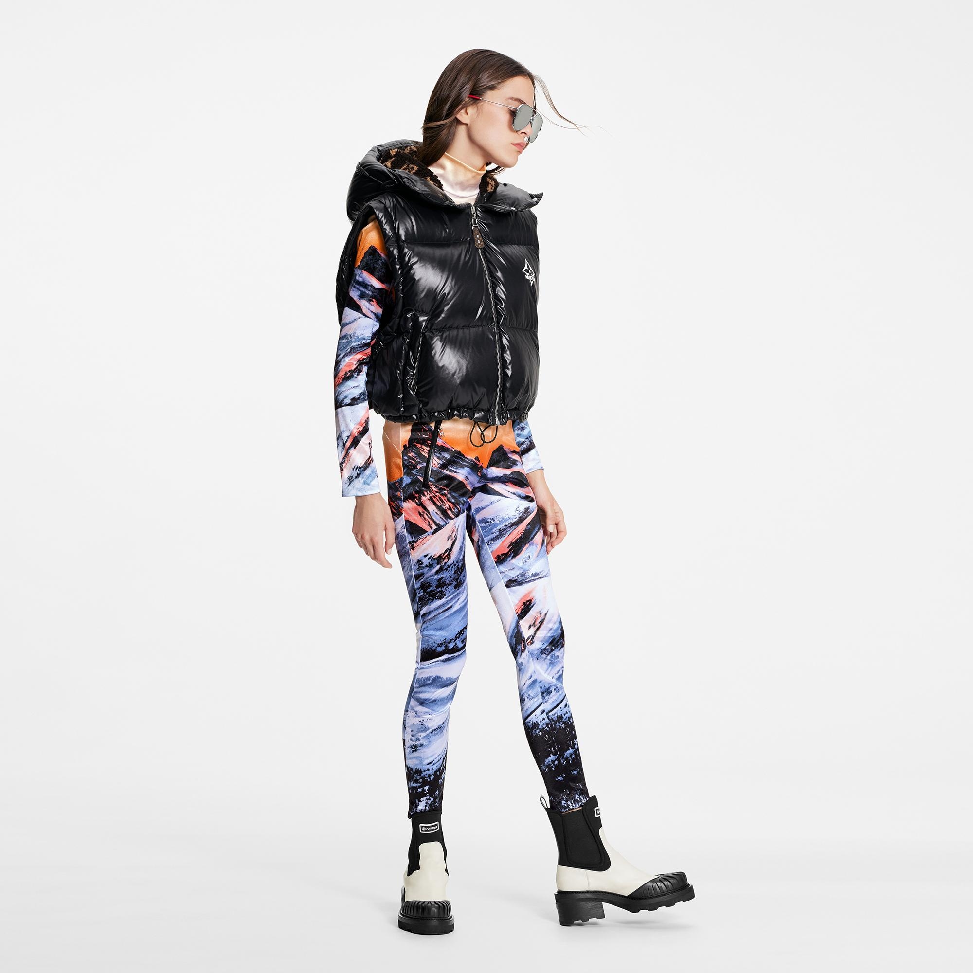 Glossy Sleeveless Puffer Jacket - 4