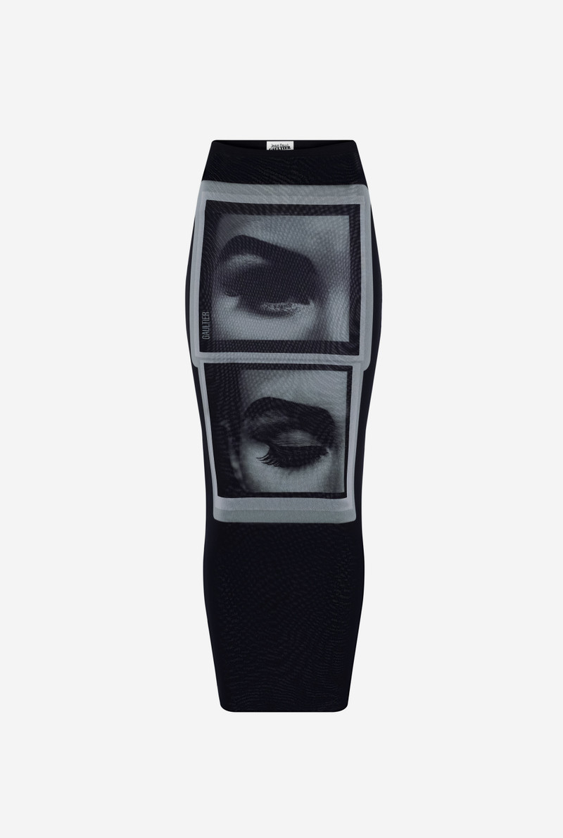 RE-EDITION - THE BLACK EYES AND LIPS SKIRT 6
