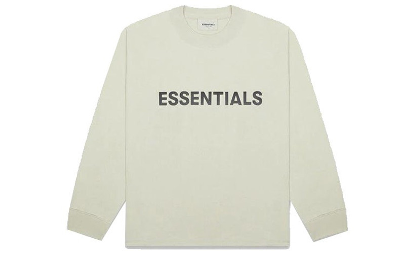 ESSENTIALS Fear of God Essentials FW20 Long Sleeve Logo Tee 'Sage' FOG-FW20-303 outlook