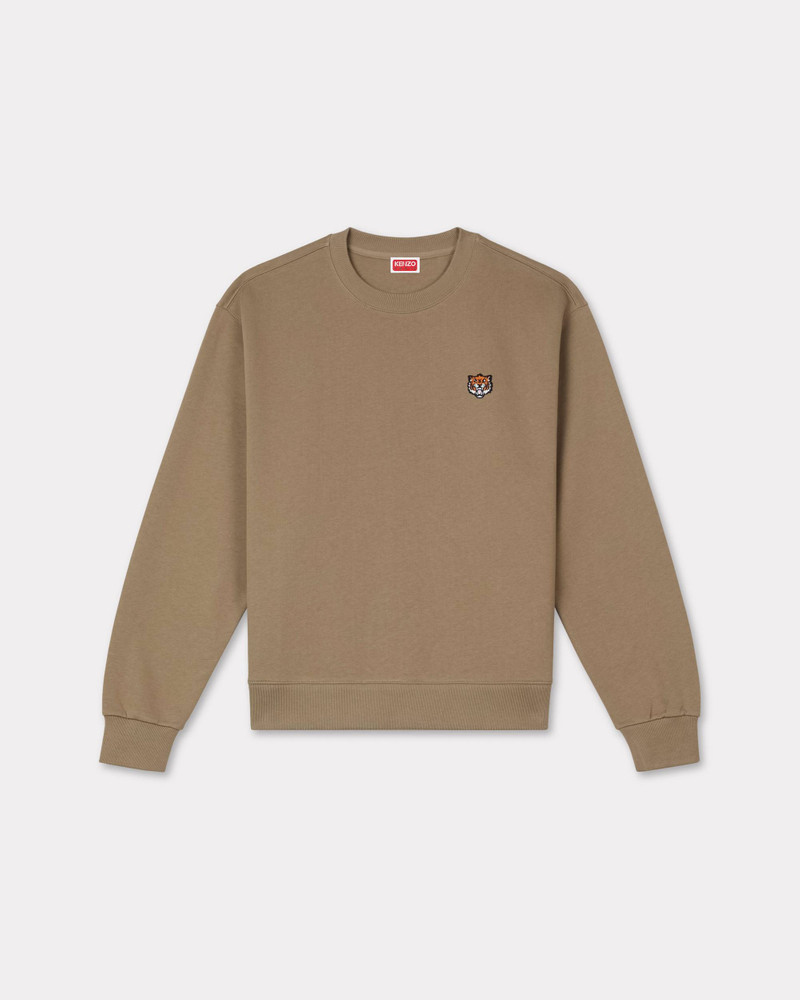 'KENZO Happy Tiger' embroidered sweatshirt in cotton 1
