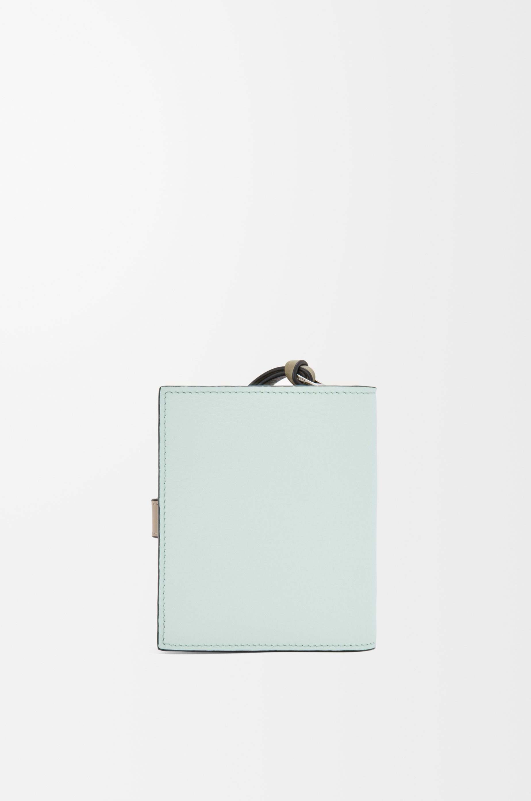 Compact zip wallet in soft grained calfskin - 4