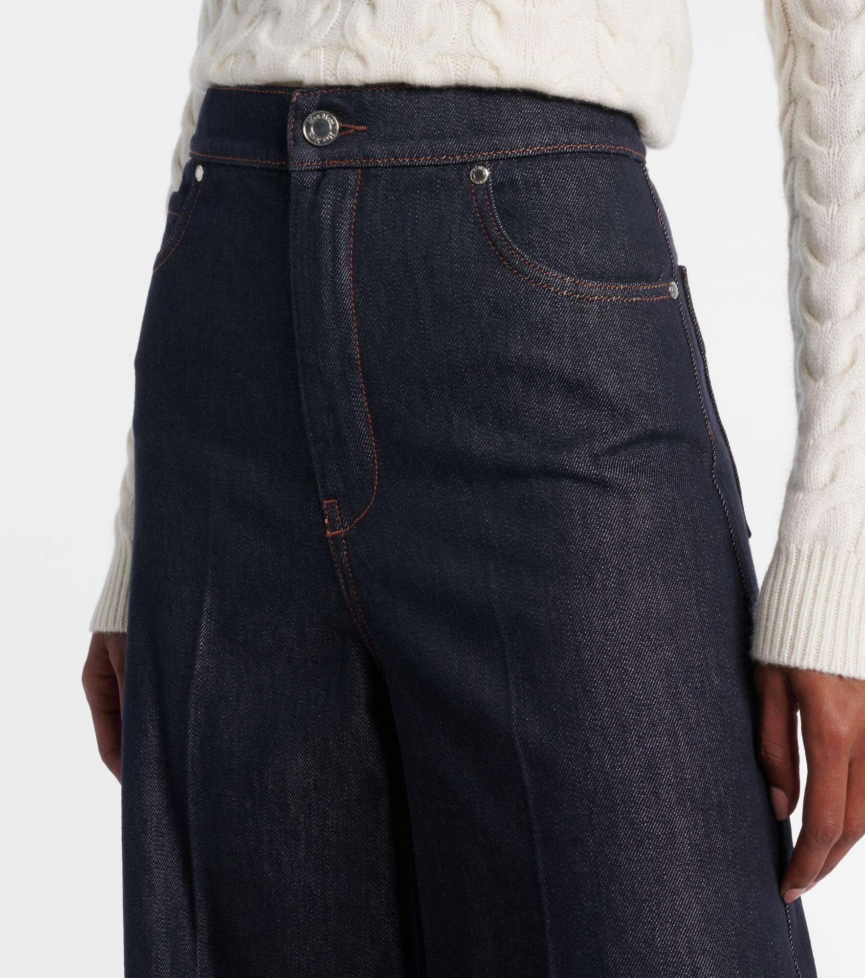 Carmine high-rise wide-leg jeans - 4