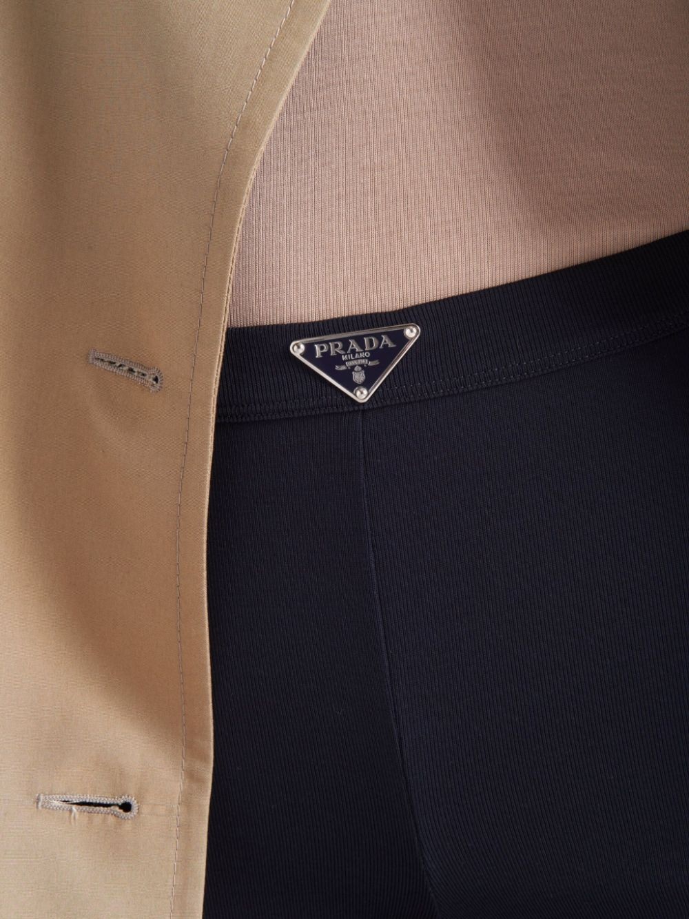 ribbed cotton trousers - 4