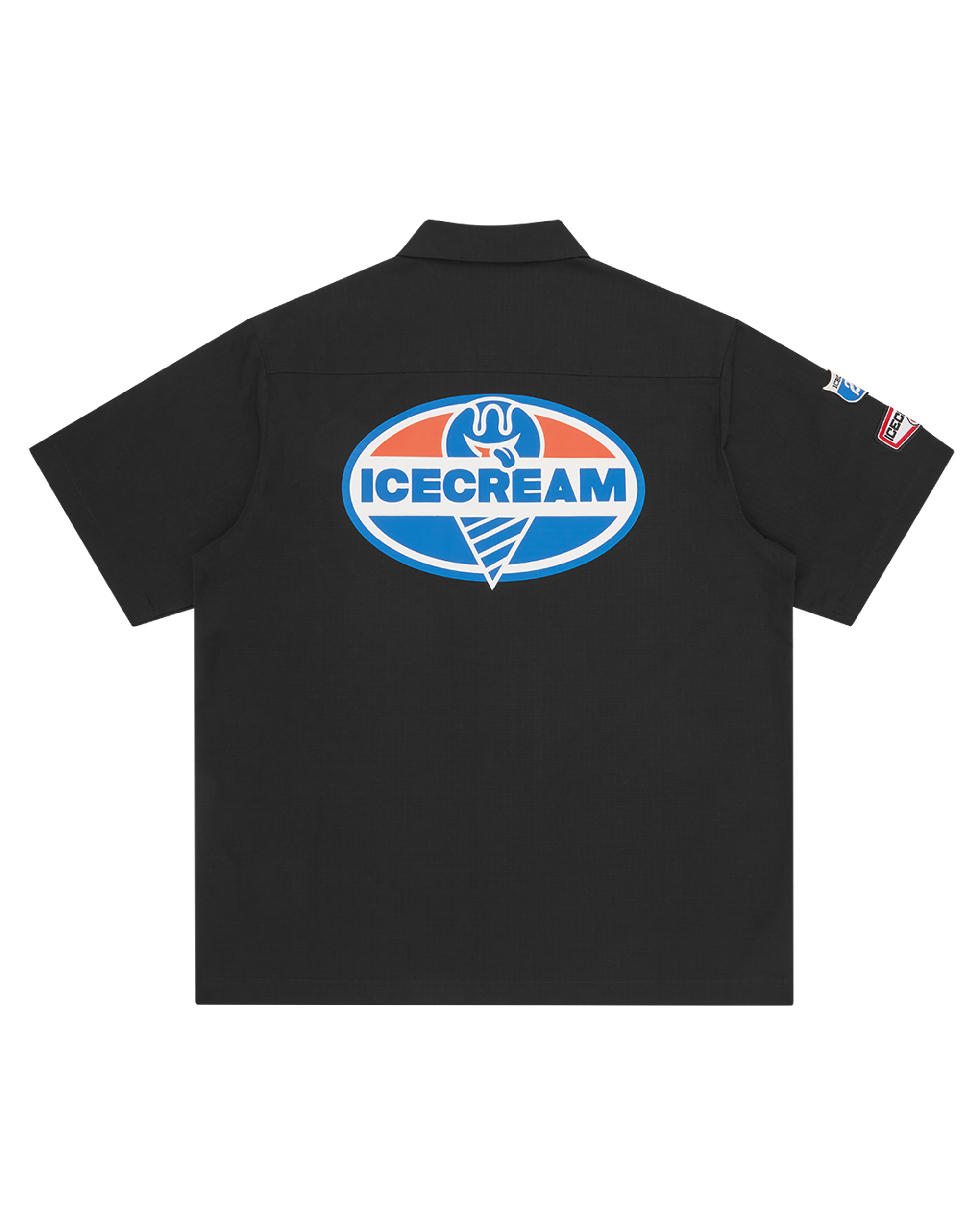 SHORT SLEEVE PATCH WORK SHIRT - 2