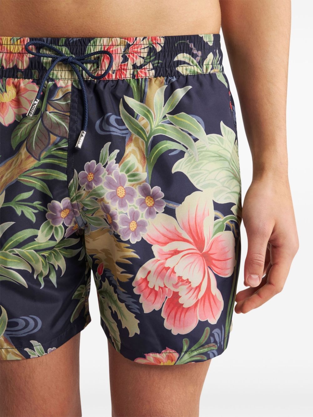 floral-print swim shorts - 5