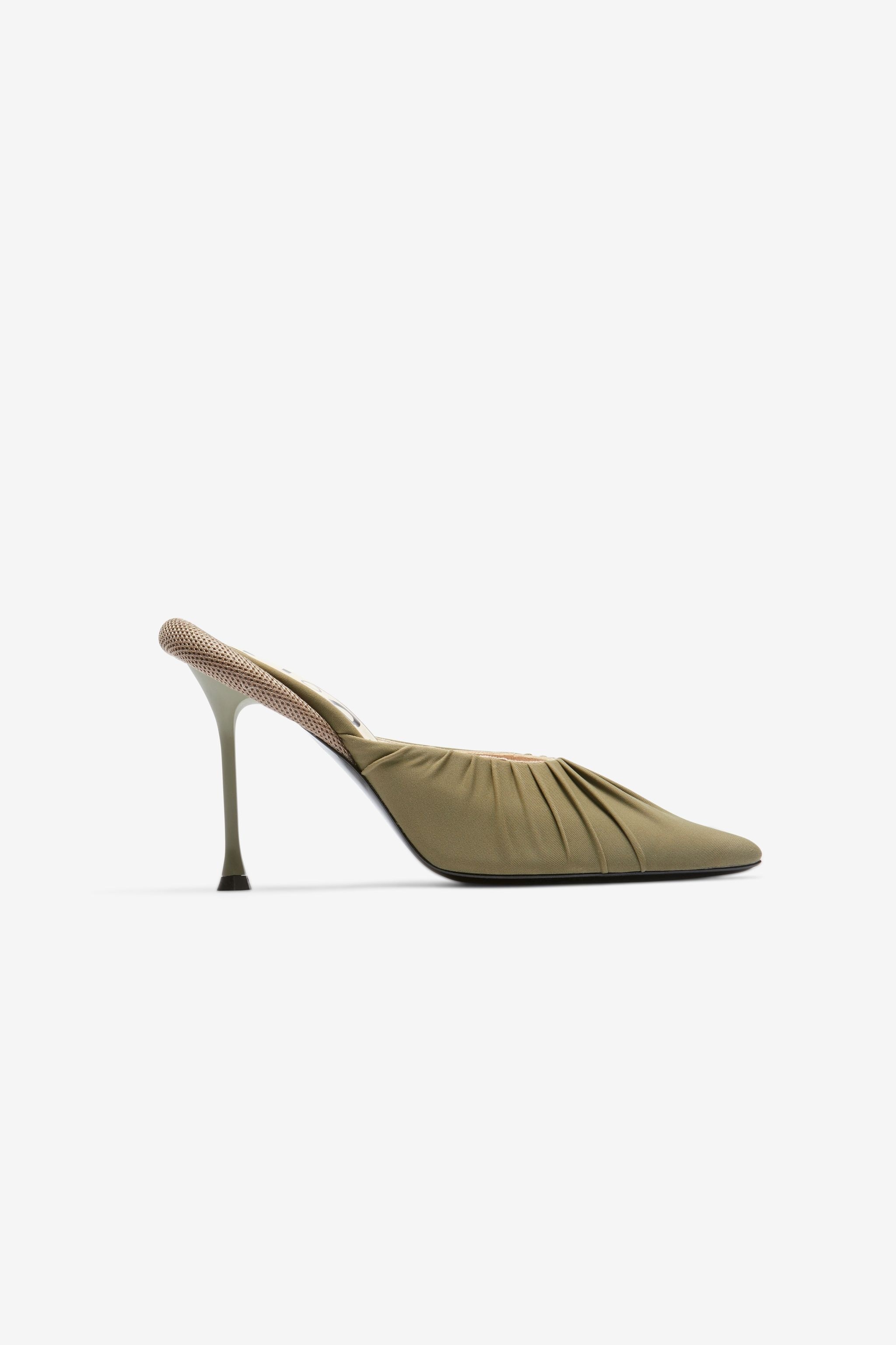 MESH-TRIMMED MULES - 1
