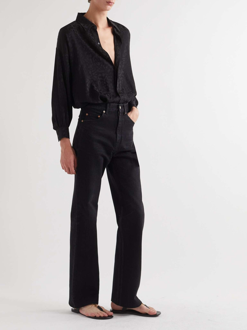 SAINT LAURENT Silk-Jacquard Shirt outlook